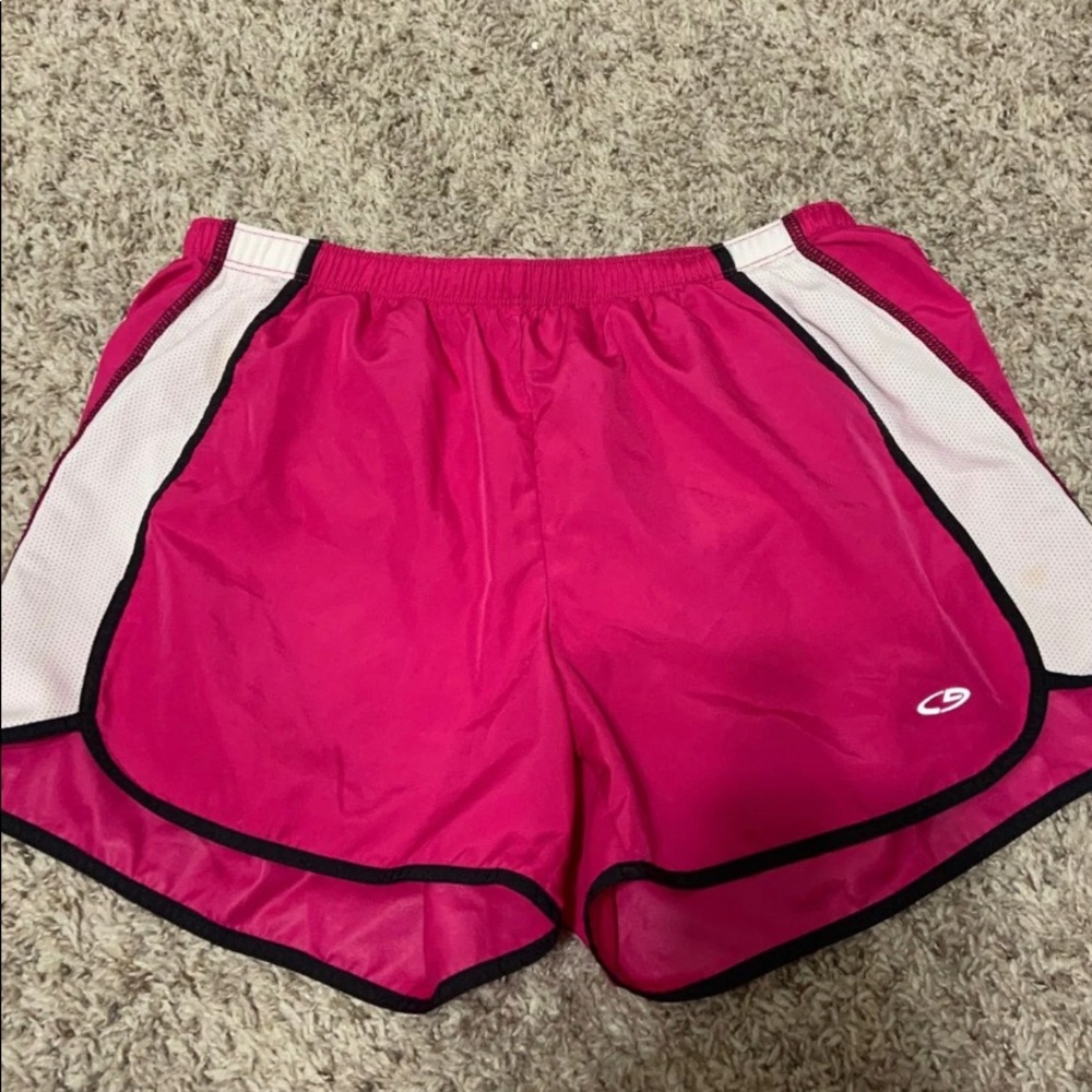 Champion pink running shorts